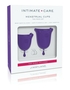 Набор из 2 фиолетовых менструальных чаш Intimate Care Menstrual Cups
