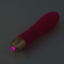 Розовый гладкий вибратор Massage Wand - 14 см.