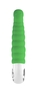 Зелёный вибратор-гусеница Patchy Paul - 22,8 см.