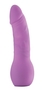 Фиолетовый страпон Deluxe Silicone Strap On 10 Inch - 25,5 см.