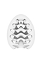 Мастурбатор-яйцо с охлаждающей смазкой Egg Wavy Cool