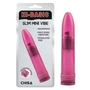 Розовый мини-вибратор Slim Mini Vibe - 13,2 см.