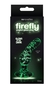 Стеклянная, светящаяся в темноте пробка Firefly Glass Angled Plug - 11 см.