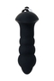Чёрная анальная вибровтулка S-hande Buble - 9,9 см.