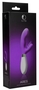 Фиолетовый вибратор-кролик Ares - 21 см.