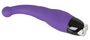 Фиолетовый вибратор для G-стимуляции Simply Silicone - 21 см.