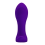 Фиолетовая анальная втулка с вибрацией - 10,5 см.