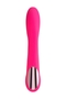 Розовый нереалистичный вибратор Jos Twig - 20,5 см.