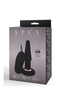Чёрная анальная вибропробка Apex Butt Plug Small Black - 14 см.
