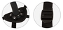 Черный вибрострапон с пультом ду Rc Vibrating Strap-On - 13 см.