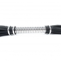 Черная плеть с серебристой ручкой - 45 см.