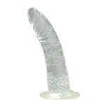 Прозрачный фаллоимитатор без мошонки Jelly Dildo Real Rapture Clear - 18 см.