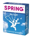 Ультратонкие презервативы Spring Sky Light - 100 шт.