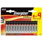 Батарейки Energizer Max E92/aaa 1.5v - 8+4 шт.