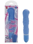 Голубой гнущийся вибратор Silicone Pleasure Bendie Ripple G s - 17,3 см.