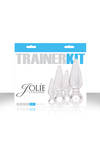 Набор из 4 прозрачных анальных пробок Jolie Trainer Kit