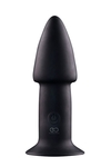 Черный анальный вибратор 5inch Rechargeable Buttplug - 12,7 см.