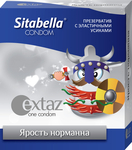 Презерватив Sitabella Extaz Ярость норманна - 1 шт.