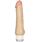 Реалистичный мультискоростной вибратор Realstuff 7inch Vibrator - 17,8 см.