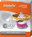 Презерватив Sitabella Extaz Жгучий мачо - 1 шт.