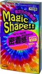 Презервативы Sagami Xtreme Magic Shape с ребристым швом - 10 шт.