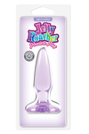 Фиолетовая анальная мини-пробка Jelly Rancher Pleasure Plug Mini - 8,1 см.