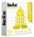 Презерватив Luxe Maxima White Желтый Дьявол - 1 шт.