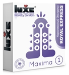 Презерватив Luxe Maxima White Королевский Экспресс - 1 шт.