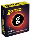 Ароматизированные презервативы Ganzo Juice - 3 шт.