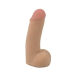 Фаллоимитатор с функцией семяизвержения Squirtz CyberSkin 6.5 Squirting Dildo - 16,5 см.