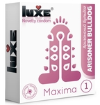 Презерватив Luxe Maxima White Аризонский Бульдог - 1 шт.