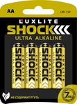 Батарейки Luxlite Shock (gold) типа аа - 4 шт.