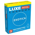 Текстурированные презервативы Luxe Royal Exotica - 3 шт.