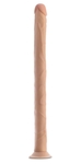 Телесный фаллоимитатор 19 Inch Long Realistic Dildo - 48,3 см.