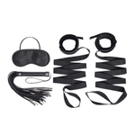 Эротический набор 4pc Bondage Bed Strap Flogger Kit