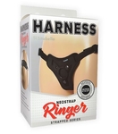 Чёрные трусики Harness Ringer - размер M-xl