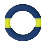 Синее эрекционное кольцо Neon Stimu Ring 42mm Blue/yellow