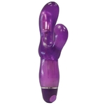 Фиолетовый вибратор для точки G Ultra G-spot - 15 см.