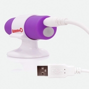Фиолетовый мини-вибратор Charged Positive Vibe - фото, цены