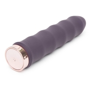 Фиолетовый вибратор с волнообразным стволом Deep Inside Rechargeable Classic Wave Vibrator - 16,5 см. - фото, цены