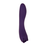 Фиолетовый двусторонний вибратор Thorny Rose - 20 см. - фото, цены