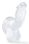 Прозрачный фаллоимитатор-реалистик Sparkle - 16,5 см. - фото, цены