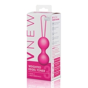 Розовые вагинальные шарики Vnew level 3 - фото, цены