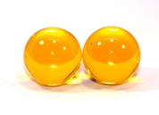 Желтые вагинальные шарики в силиконовой оболочке - фото, цены