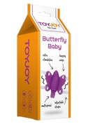 Фиолетовая клиторальная бабочка Butterfly Baby - фото, цены