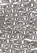 Черная многохвостая металлическая плеть Metal Chain Flogger - 53 см. - фото, цены