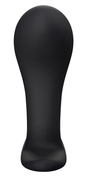 Чёрная анальная пробка Bootie M - 9,3 см. - фото, цены