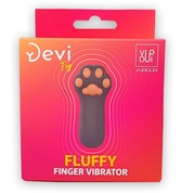 Насадка на палец в форме лапки Finger Vibrator Fluffy - фото, цены