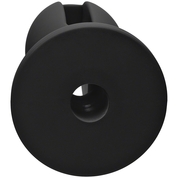 Чёрная анальная пробка Kink Wet Works Lube Luge Premium Silicone Plug 5 - 12,7 см. - фото, цены