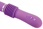 Фиолетовый вибратор Push it с возвратно-поступательными движениями - фото, цены